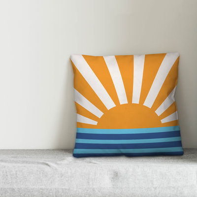 Highland Dunes Krieg IndoorOutdoor Crab Outdoor Throw Pillow Highland